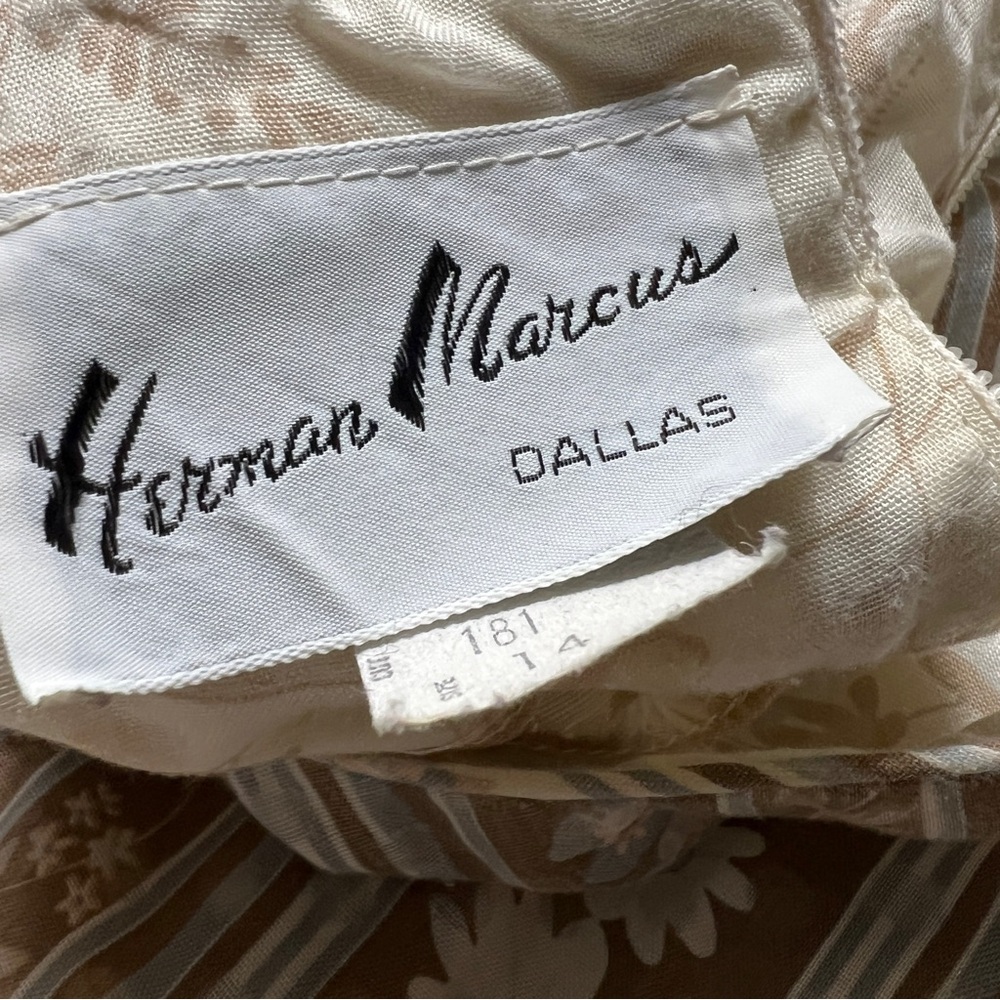Vintage 1970's Herman Marcus Dress - Picture 2 of 12